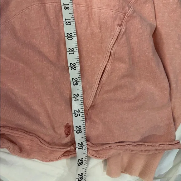 FREE PEOPLE MOVEMENT Cayuga Hooded Tunic Hoodie Sweatshirt Pink Oversized M - Picture 10 of 13